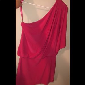 One shoulder formal dress